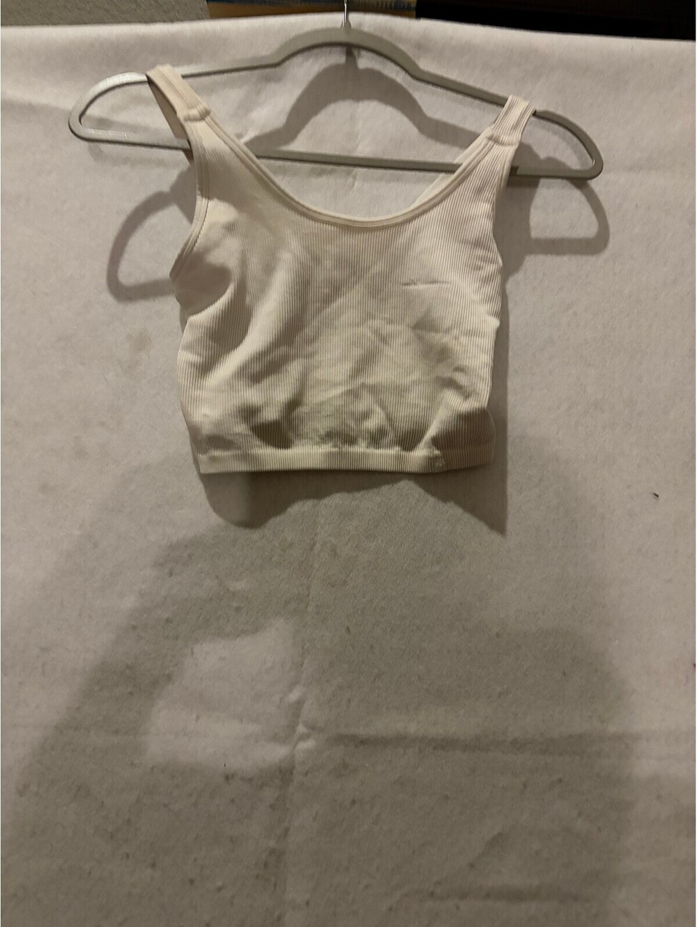 Lululemon Cream Crop Tank Top XXS